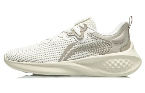 LiNing EazGo Breathable Low-Top Sports Casual Shoes Men's White Gray