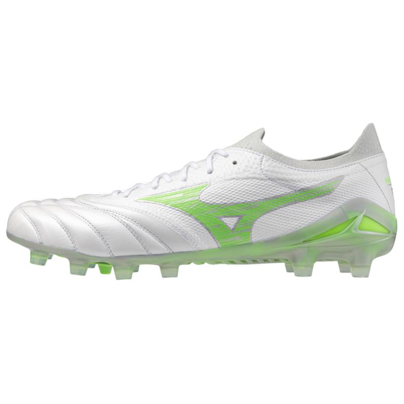 Mizuno Morelia Neo 4 Cushioning, Wear Resistant Soccer Shoes Unisex White