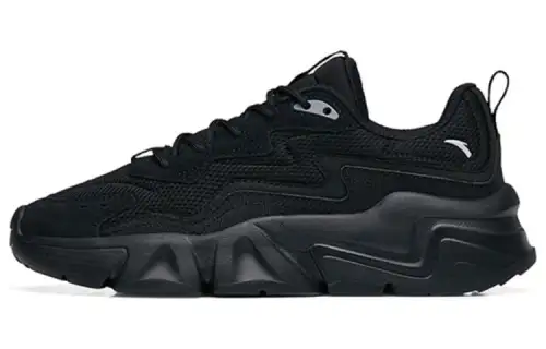 Anta Cushioning Slip Resistant Abrasion Resistant Low top Sports Casual Shoes Women's Black