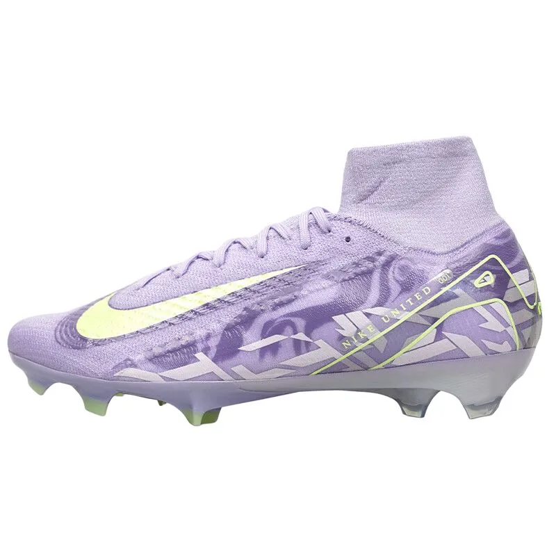 Nike Mercurial Superfly 10 FG Firm Ground Natural Grass PU, Textile Slip Resistant Abrasion Resistant Soccer Shoes