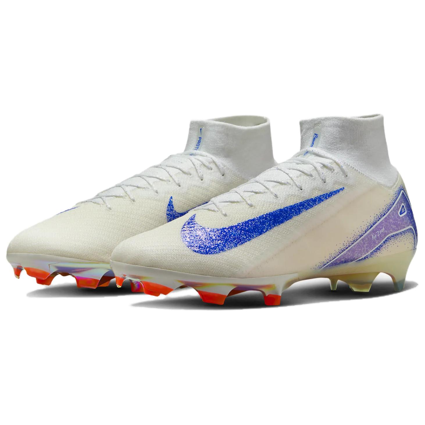 Бутсы Nike Mercurial SUPERFLY 10 Elite Blueprint (бело-синие) — фото 4