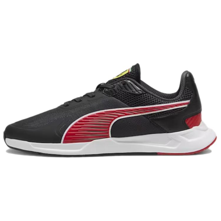 PUMA Scuderia Ferrari Comfortable And Lightweight Low top Casual Shoes Unisex Black Red