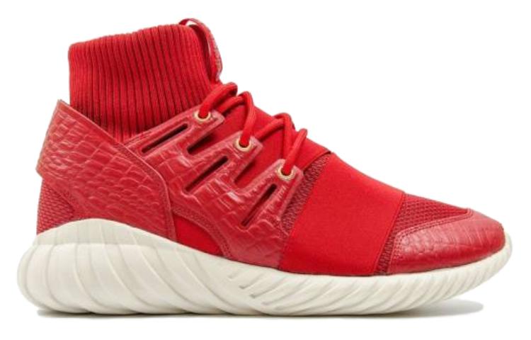 Кроссовки adidas originals Tubular Doom Chinese New Year (красные) — 动力红/动力红/金色 — фото 2