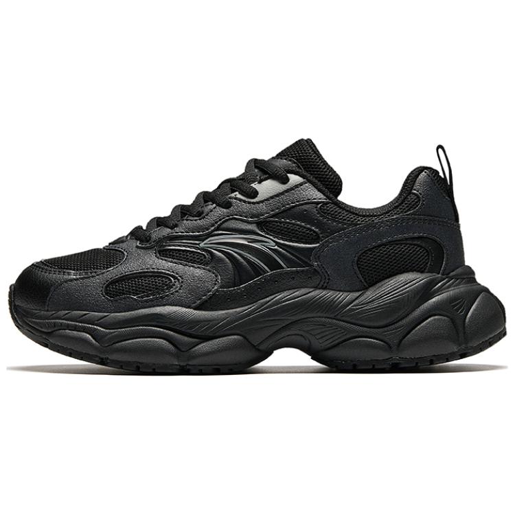 Anta Millennial Generation Slip Resistant Abrasion Resistant Low top Casual Shoes Women's Black