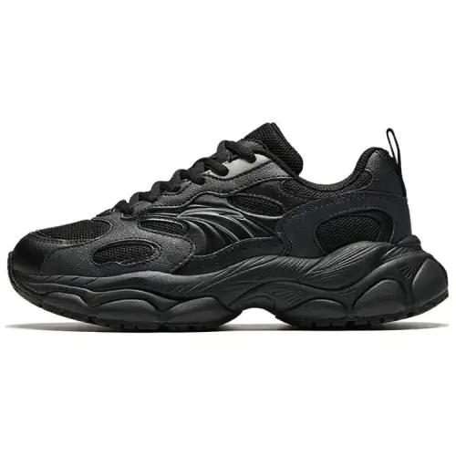 Anta Millennial Generation Slip Resistant Abrasion Resistant Low top Casual Shoes Women's Black