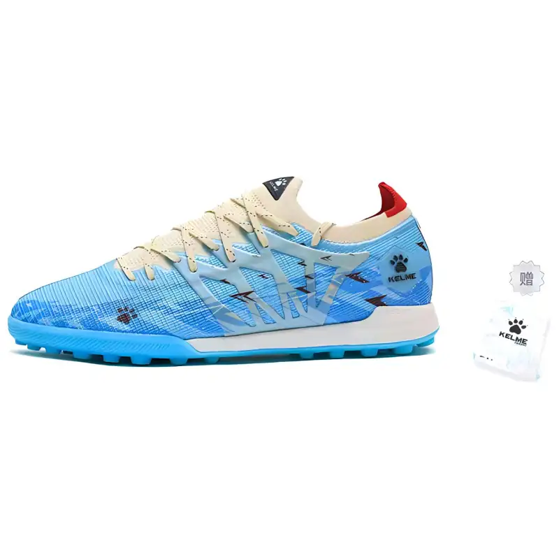 KELME Lightning 3.0 TF Turf Soccer Shoes Men's Light Blue