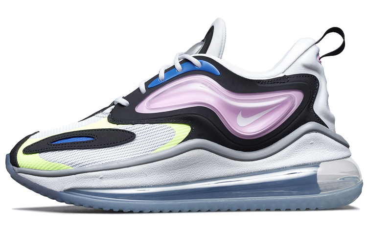 Nike Air Max Zephyr Mesh, Synthetic Leather Low top Casual Shoes Women's White Purple Black