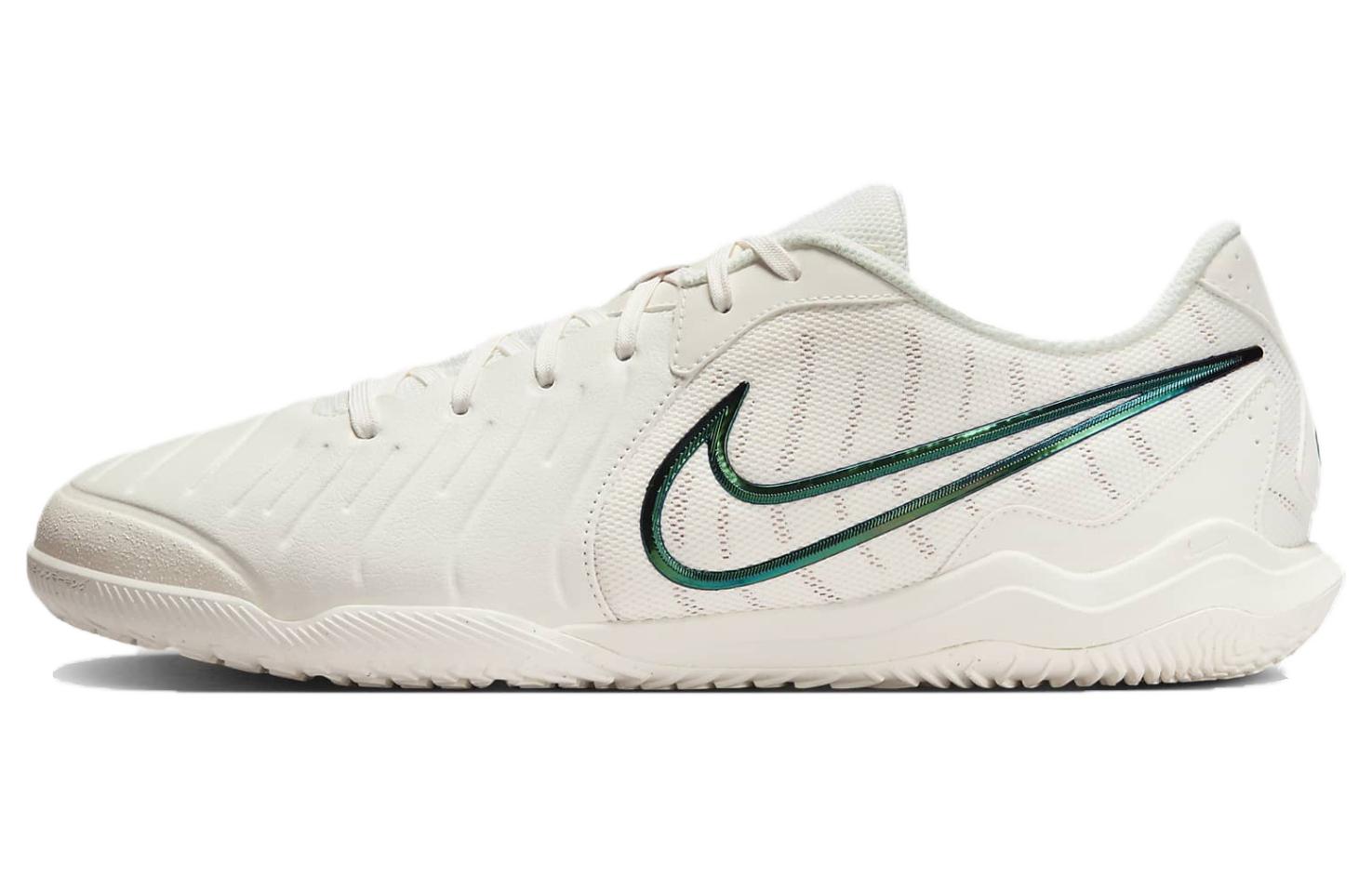 Nike Tiempo Legend 10 Academy 30 round-toe lace-up IC/IN football shoes Men and women Bee green