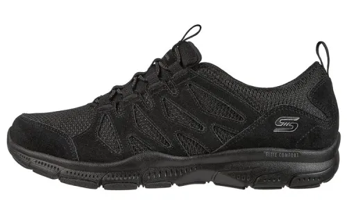 Skechers Relaxed Fit Fabric Low top Casual Shoes Women's Black