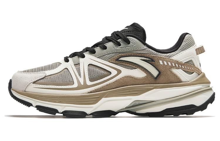 Anta Walker Comfortable Round Toe Slip Resistant Abrasion Resistant Low top Running Shoes Women's Brown
