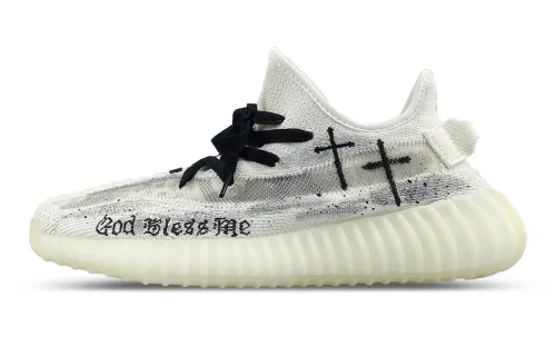 Adidas Originals Yeezy Boost 350 V2 Cushioning Height Increasing Low top Casual Shoes Unisex White