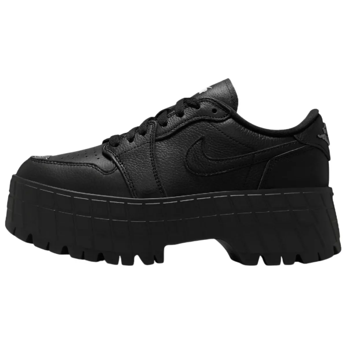 Jordan Air Jordan 1 Leather Breathable Low top Casual Shoes Women's Black