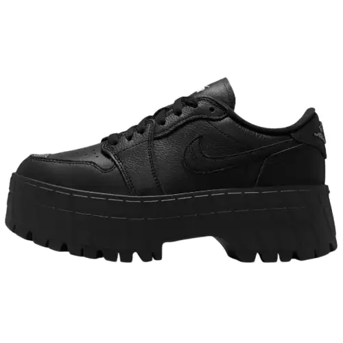 Jordan Air Jordan 1 Leather Low top Casual Shoes Women's Black
