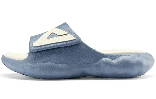 PEAK Taichi Cloud Comfortable Slip Resistant Abrasion Resistant Slide Slippers Men's Calf Blue