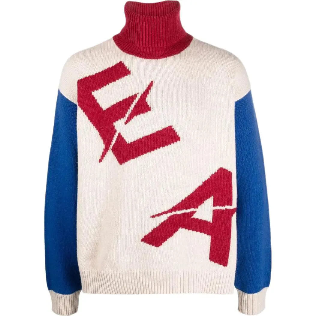 EMPORIO ARMANI Sustainable Collection FW22 Sweater Men's Ivory