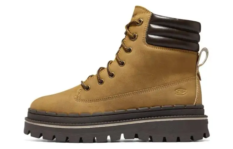 Skechers Short Combat Boots Women's Wheat