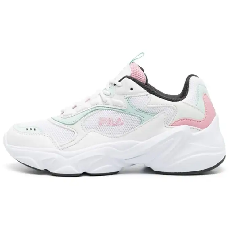FILA Wear resistant And Lightweight Low top Casual Shoes Women's White