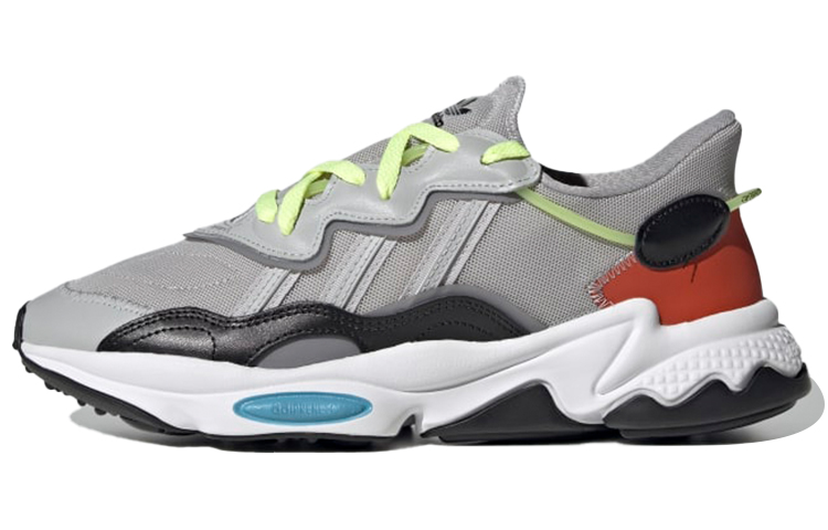 Кроссовки adidas originals Ozweego (серебристо-черные) — фото 1
