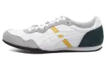 Onitsuka Tiger Serrano Cushioning Slip Resistant Abrasion Resistant Low top Casual Shoes Unisex White Yellow Green