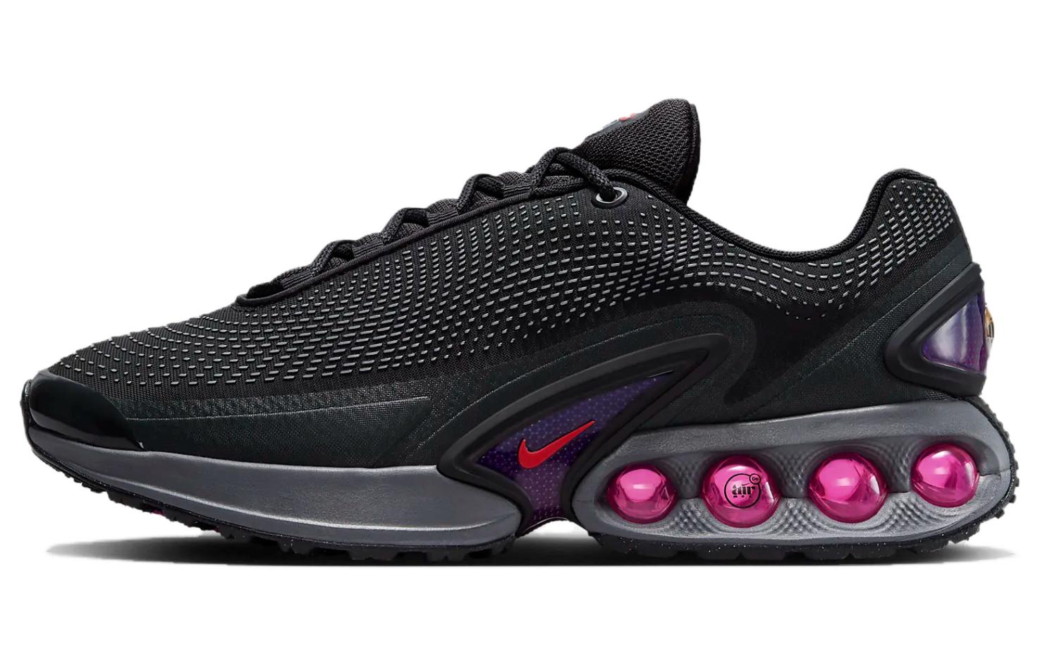Мужские кроссовки Nike Air Max Dn (черно-фиолетовые)