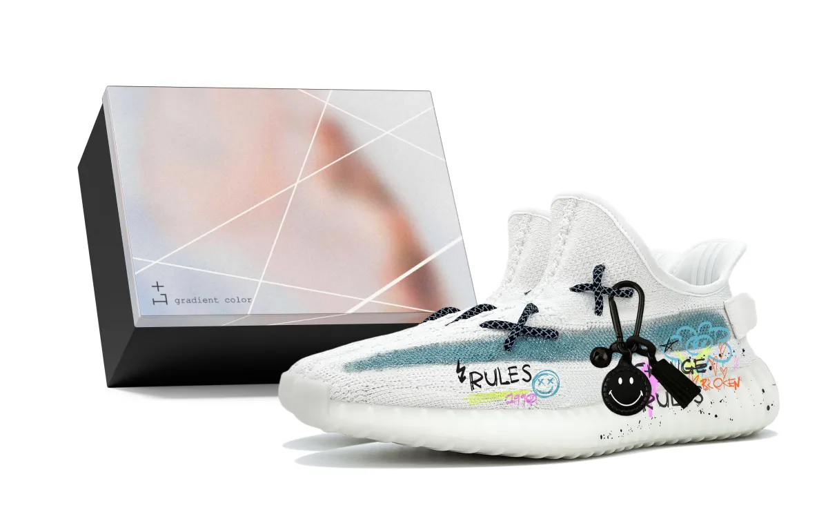 Adidas Originals Yeezy Boost 350 V2 Low top Casual Shoes Unisex White