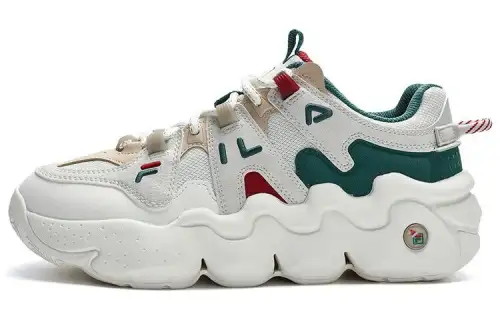 FILA Panini Xmas Shoes 'White Green Red' Women's