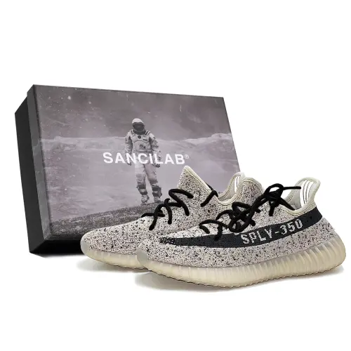 Adidas Originals Yeezy Boost 350 V2 Cushioning Breathable Low top Casual Shoes Unisex Ecru