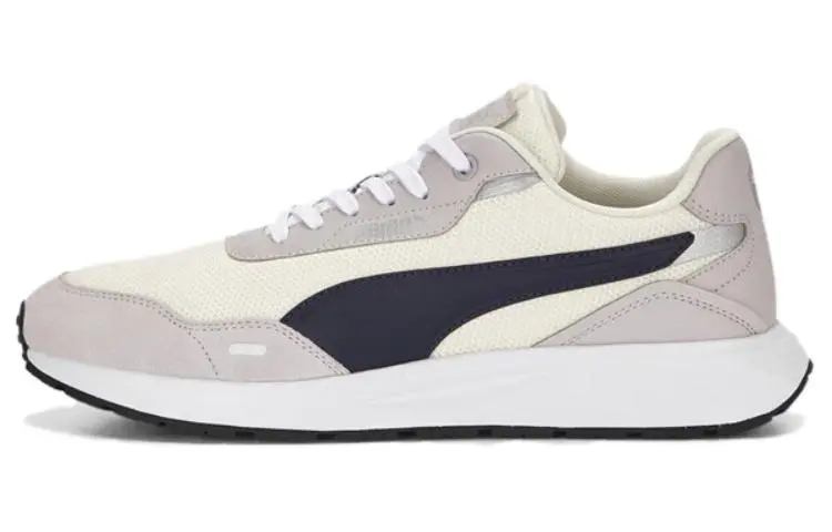 PUMA Runtamed Low top Casual Shoes Unisex White Gray Blue