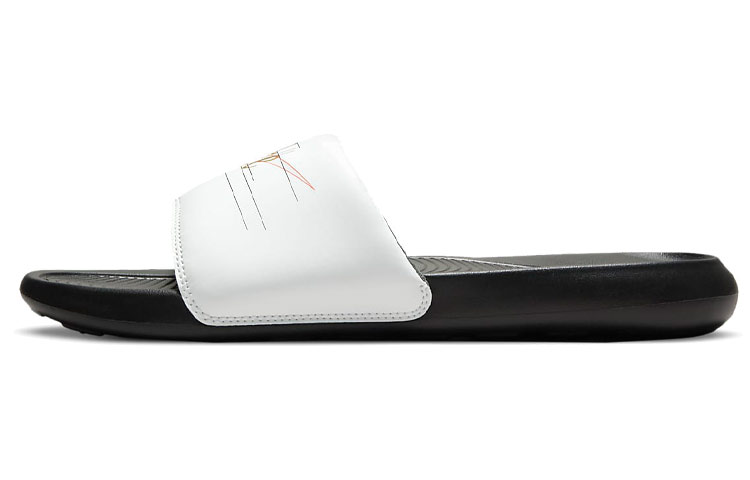 Nike Victori One Printed Slide 'White Metallic Gold'