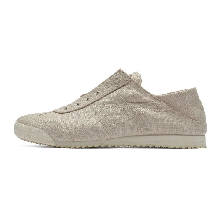 Onitsuka Tiger MEXICO 66 SD PARATY Slip-Resistant, Breathable, And Lightweight Low-top Casual Shoes Women's Beige Gray