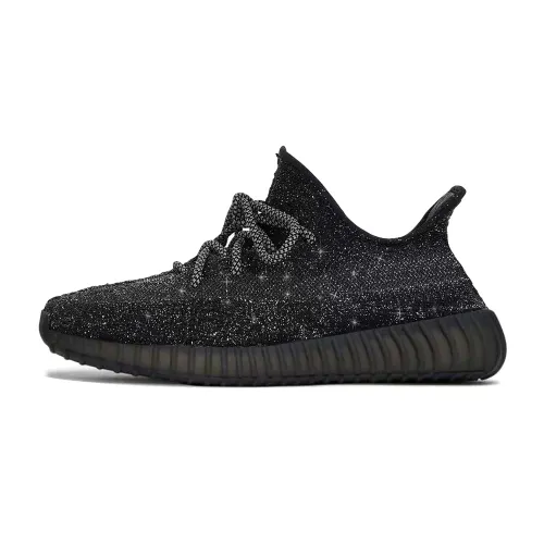 Adidas Originals Yeezy Boost 350 Abrasion Resistant Abrasion Resistant Low top Casual Shoes Unisex Black