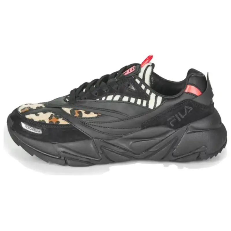 FILA RUSH F WMN Cushioning, Wear Resistant Low top Casual Shoes Women's Black
