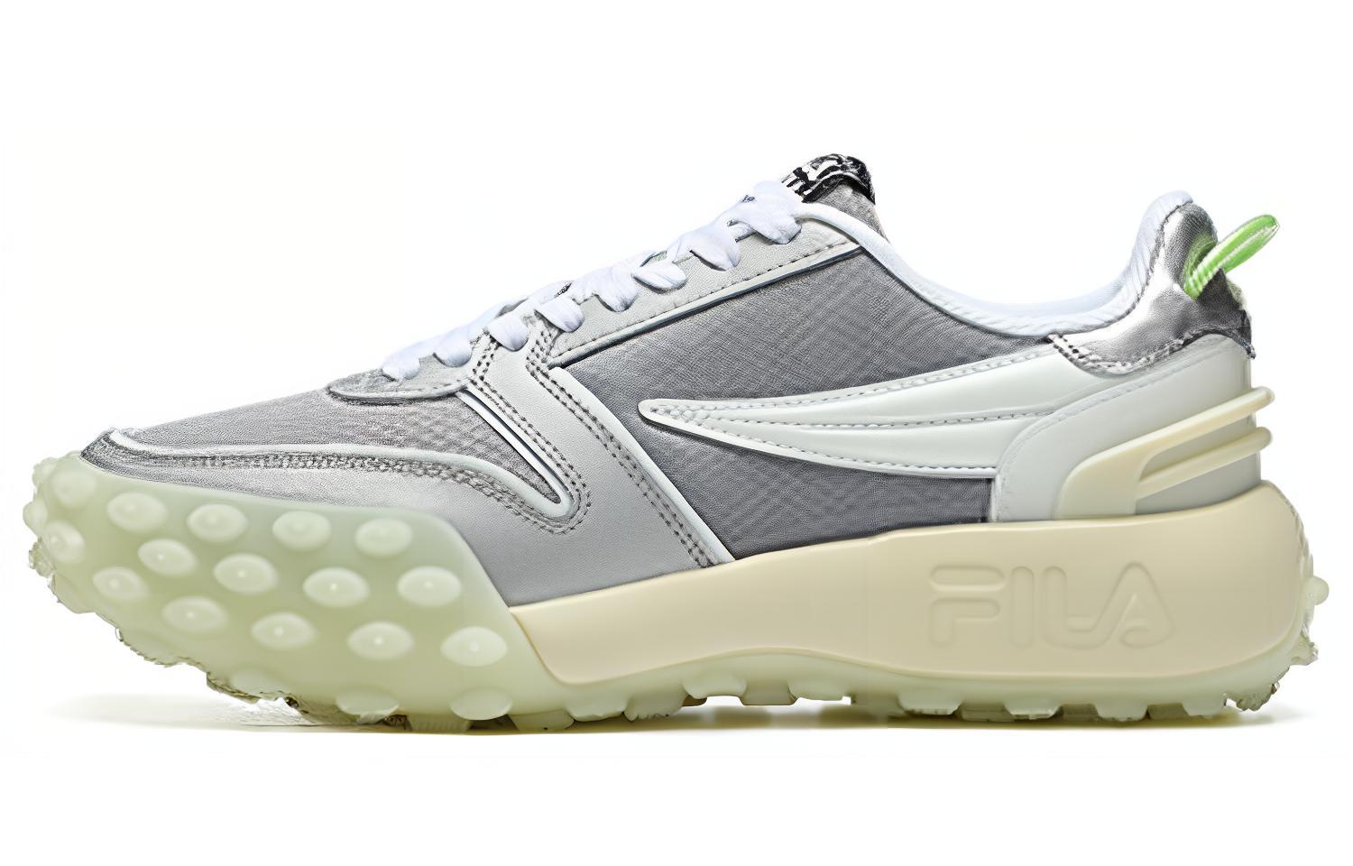 FILA Gara Low top Sports Casual Shoes Men's Silver Gray