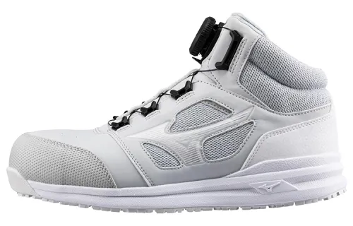 Mizuno Almighty Casual Shoes Men's High Top Gray/White
