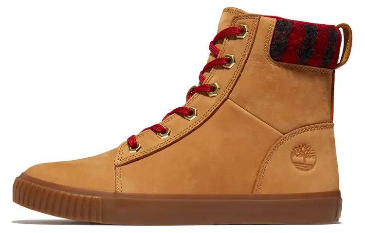 Timberland Skyla Bay 6 Short Combat Boots Women's Earth Yellow