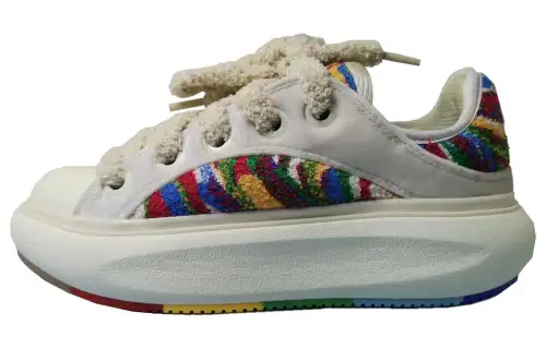 Li Ning Yun You C4D Comfortable Cushioning, Wear Resistant Low top Casual Shoes Women's Beige Red Yellow