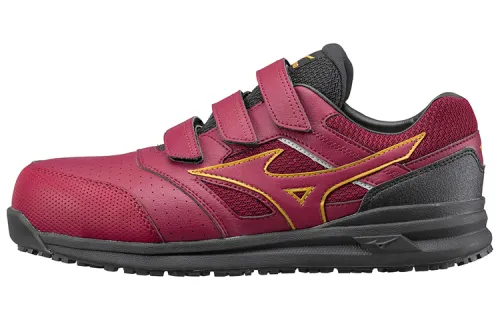 Mizuno Almighty Ls 2 22L Wide Leather Slip Resistant, Abrasion Resistant, Breathable Low top Casual Shoes Men's Red