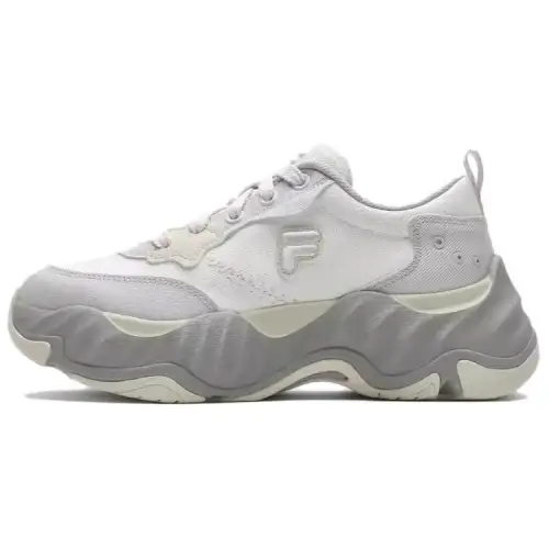FILA FUSION STARFISH II Textile, Synthetic Leather Low top Casual Shoes Women's White Gray