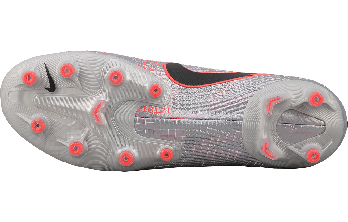 Бутсы Nike Mercurial Vapor 13 Elite AG-Pro (серо-оранжевые) — Серыйоранжевый — фото 5