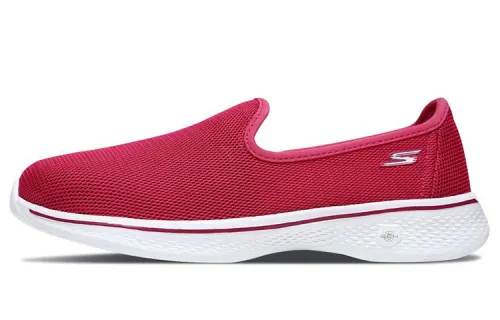 Skechers Go Walk 4 Casual Shoes Women's Low Top Peach Pink