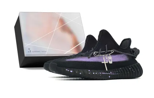 Adidas Originals Yeezy Boost 350 V2 Low top Casual Shoes Unisex Black