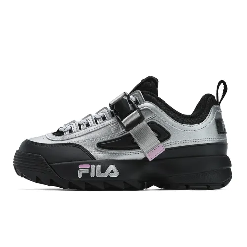 FILA Disruptor 2 Low top Casual Shoes Women's Silver Black