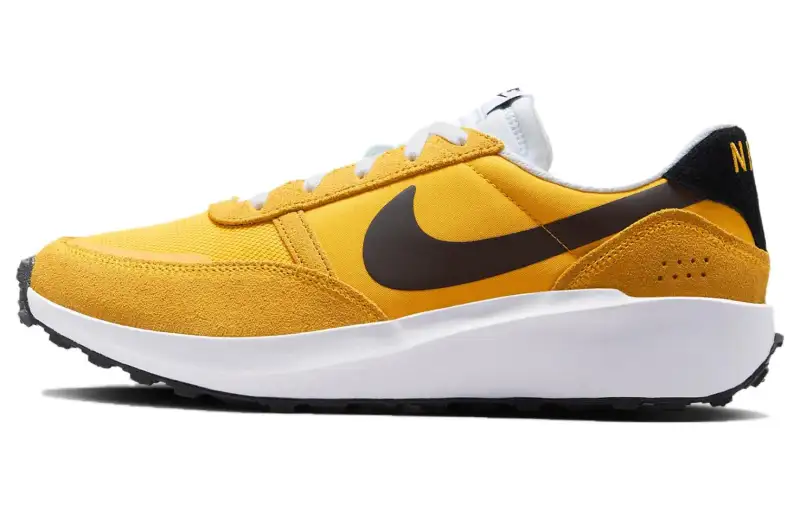 Nike Waffle Nav University Gold Black White Gold Leaf
