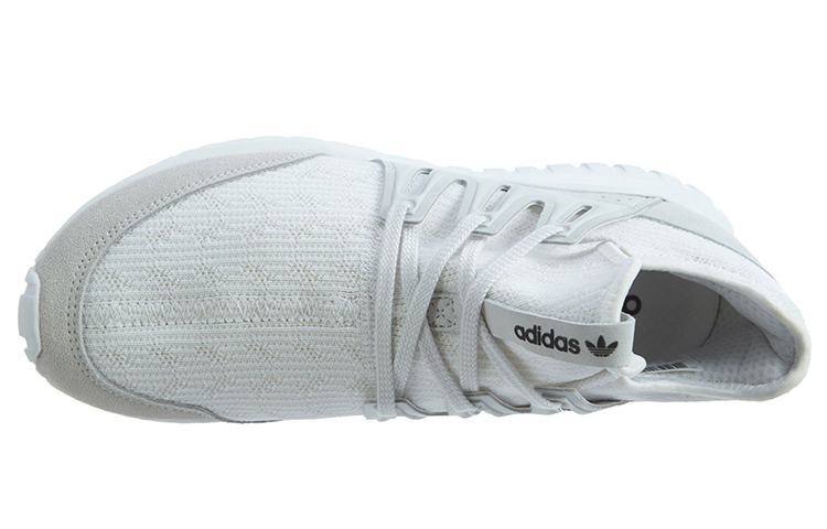 Мужские кроссовки adidas originals Tubular Radial PK (белые) — Белый — фото 4