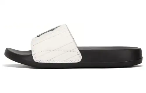 MLB Slipper Slip Resistant Abrasion Resistant Abrasion Resistant Abrasion Resistant Slide Slippers Unisex Black Beige
