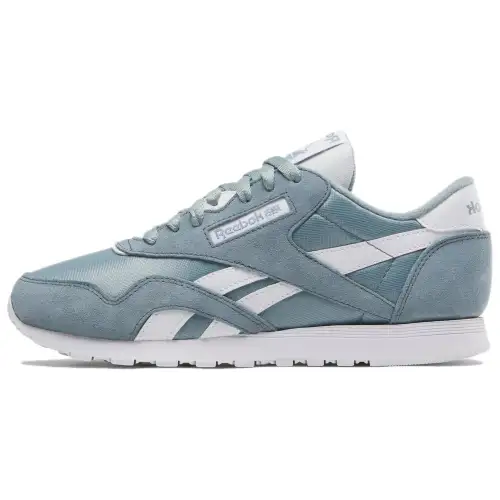 Reebok Classic Nylon Low top Casual Shoes Women's Light Blue