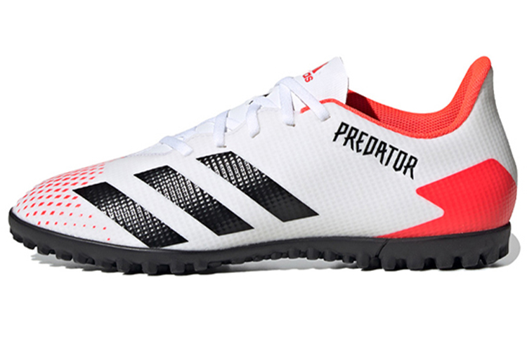 Мужские бутсы adidas Predator 20.4 (бело-розово-черные) — фото 1