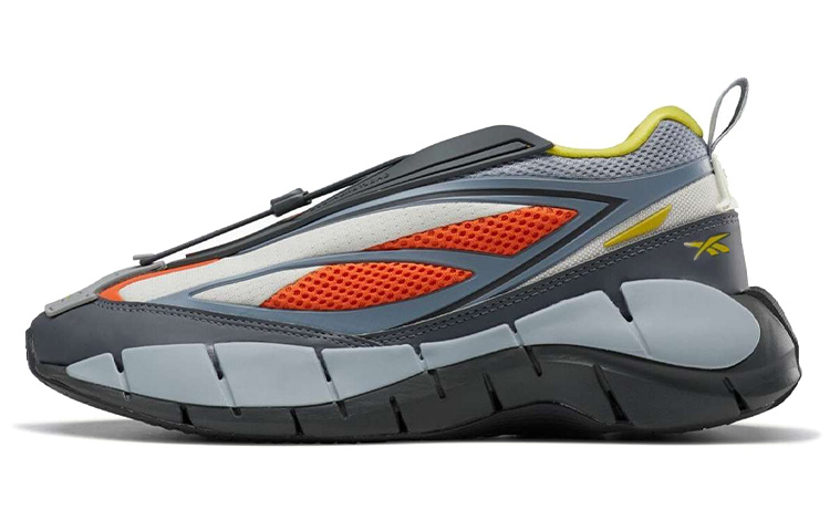 Кроссовки Reebok Zig 3D Storm Hydro (серо-оранжево-желтые)