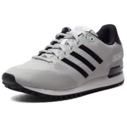 Adidas Originals ZX 750 Slip Resistant Abrasion Resistant Low top Casual Shoes Men's Gray