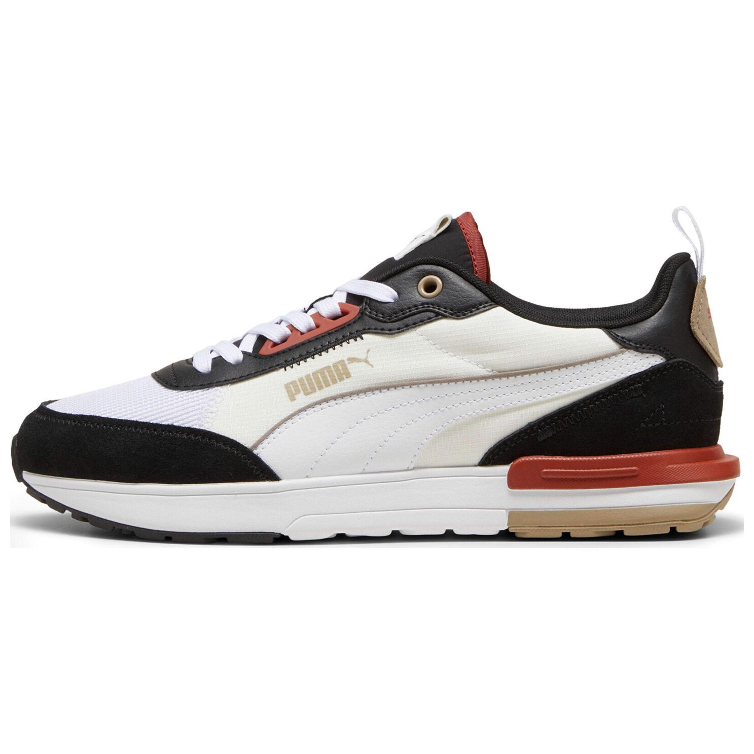 PUMA R22 Comfortable Low top Casual Shoes Men's Black White